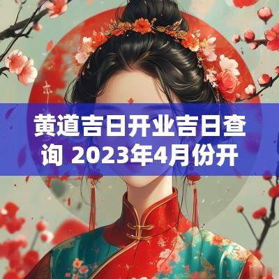 黄道吉日开业吉日查询 2025年4月份开业黄道吉日查询