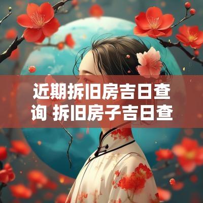近期拆旧房吉日查询 拆旧房子吉日查询