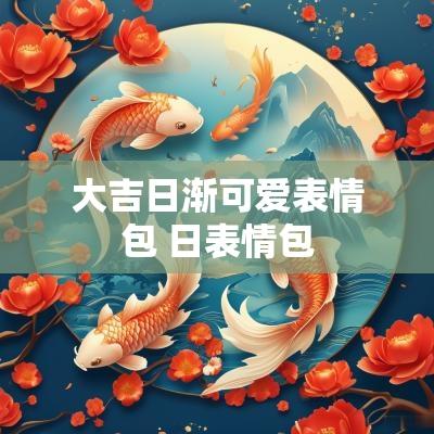 大吉日渐可爱表情包 日表情包