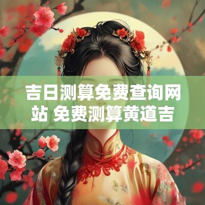 吉日测算免费查询网站 免费测算黄道吉日