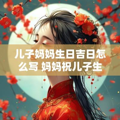 儿子妈妈生日吉日怎么写 妈妈祝儿子生辰快乐的祝福语