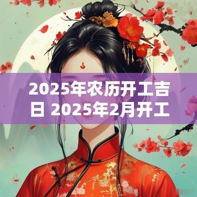 2025年农历开工吉日 2025年2月开工黄道吉日是哪几天