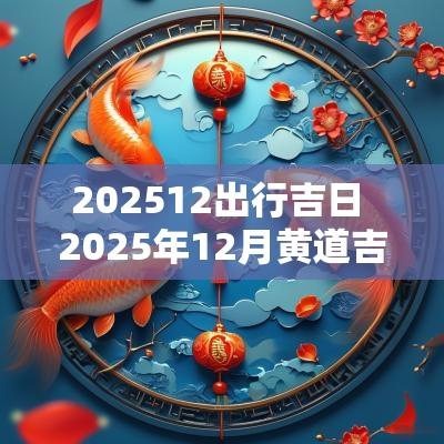 202512出行吉日 2025年12月黄道吉日