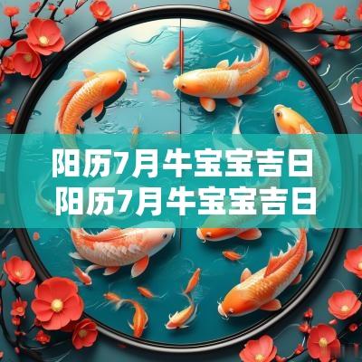 阳历7月牛宝宝吉日 阳历7月牛宝宝吉日有哪些