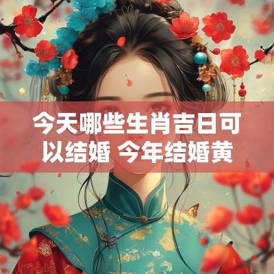 今天哪些生肖吉日可以结婚 今年结婚黄道吉日有哪些