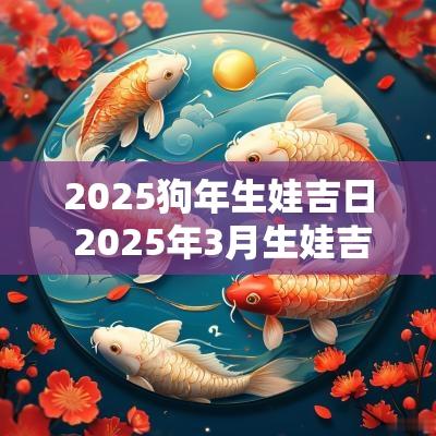 2025狗年生娃吉日 2025年3月生娃吉日