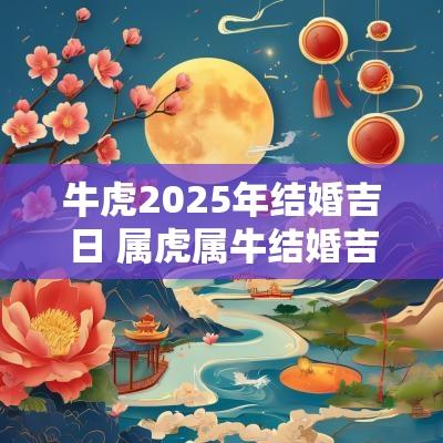 牛虎2025年结婚吉日 属虎属牛结婚吉日