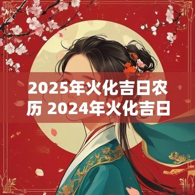 2025年火化吉日农历 2025年火化吉日