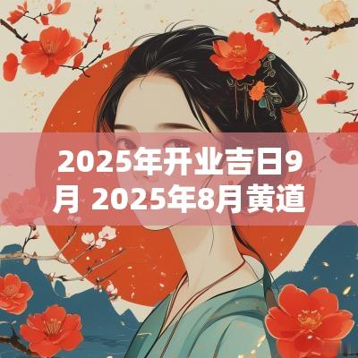 2025年开业吉日9月 2025年8月黄道吉日