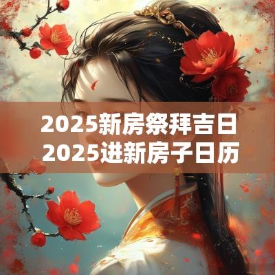 2025新房祭拜吉日 2025进新房子日历黄道吉日