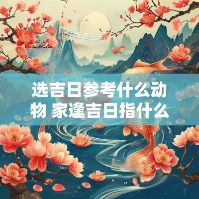 选吉日参考什么动物 家逢吉日指什么动物