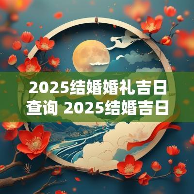 2025结婚婚礼吉日查询 2025结婚吉日查询