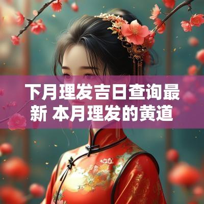 下月理发吉日查询最新 本月理发的黄道吉日