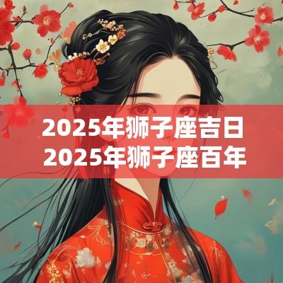 2025年狮子座吉日 2025年狮子座百年难遇