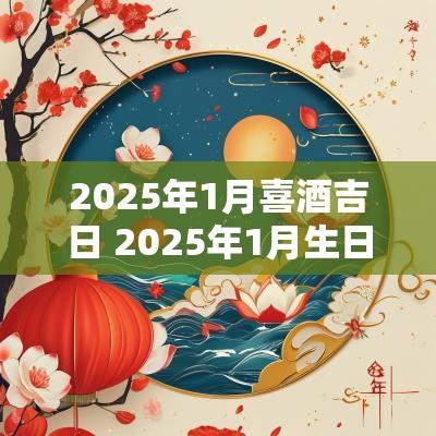2025年1月喜酒吉日 2025年1月生日酒吉日