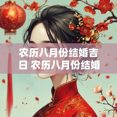 农历八月份结婚吉日 农历八月份结婚吉日查询