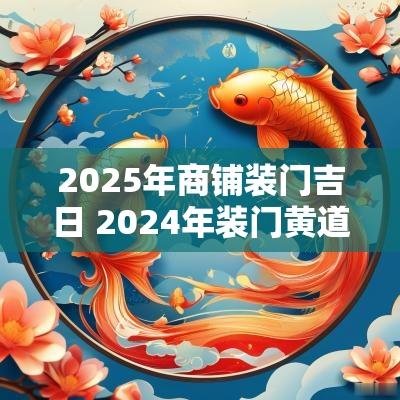 2025年商铺装门吉日 2025年装门黄道吉日