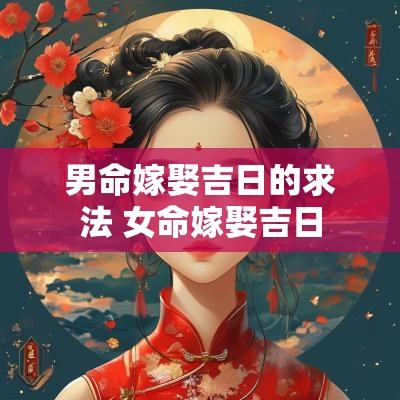 男命嫁娶吉日的求法 女命嫁娶吉日