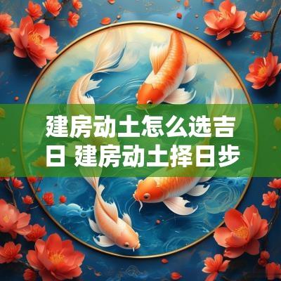 建房动土怎么选吉日 建房动土择日步骤