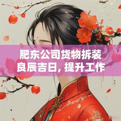 肥东公司货物拆装良辰吉日, 提升工作效率的最佳安排