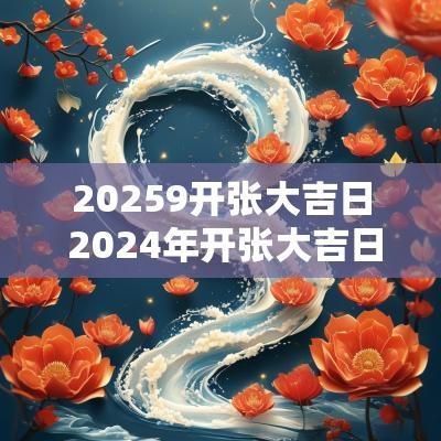 20259开张大吉日 2025年开张大吉日子查询