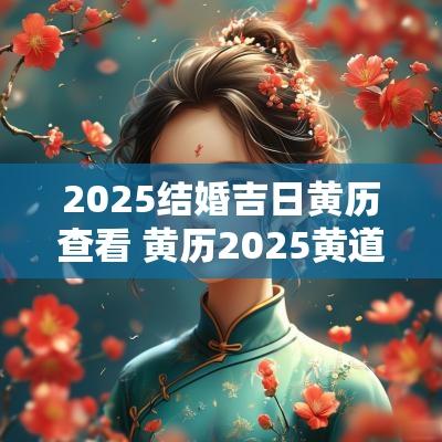 2025结婚吉日黄历查看 黄历2025黄道吉日查询结婚