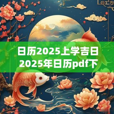 日历2025上学吉日 2025年日历pdf下载
