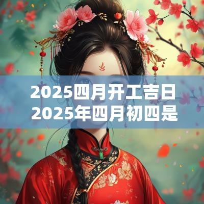 2025四月开工吉日 2025年四月初四是黄道吉日吗