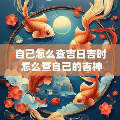 自己怎么查吉日吉时 怎么查自己的吉神