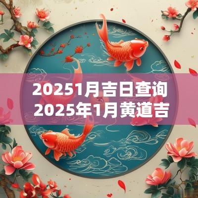 20251月吉日查询 2025年1月黄道吉日