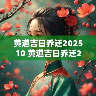 黄道吉日乔迁202510 黄道吉日乔迁2025年4月份