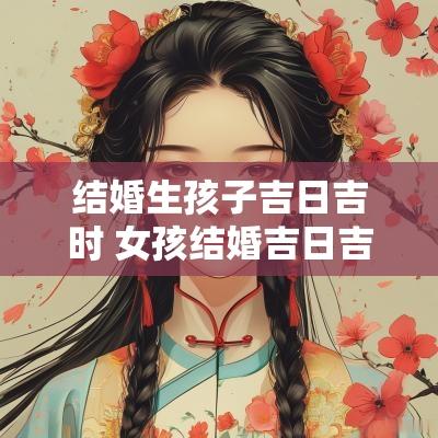 结婚生孩子吉日吉时 女孩结婚吉日吉时查询