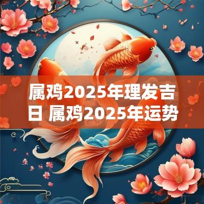 属鸡2025年理发吉日 属鸡2025年运势及运程