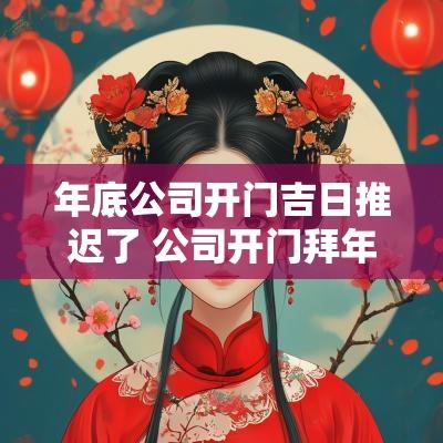 年底公司开门吉日推迟了 公司开门拜年贺词