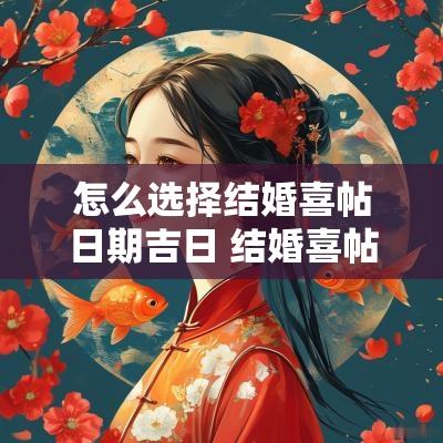 怎么选择结婚喜帖日期吉日 结婚喜帖怎么写样本