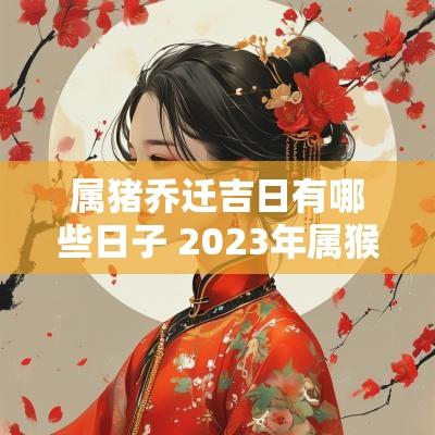 属猪乔迁吉日有哪些日子 2025年属猴乔迁入宅吉日有哪几天