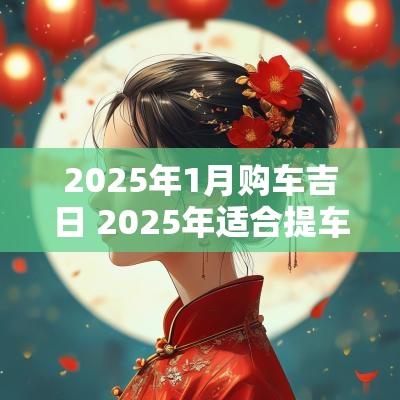 2025年1月购车吉日 2025年适合提车吉日