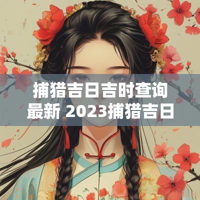 捕猎吉日吉时查询最新 2025捕猎吉日