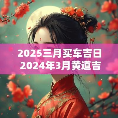 2025三月买车吉日 2025年3月黄道吉日买车