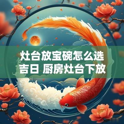 灶台放宝碗怎么选吉日 厨房灶台下放宝碗