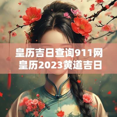 皇历吉日查询911网 皇历2025黄道吉日查询