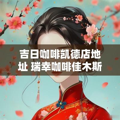 吉日咖啡凯德店地址 瑞幸咖啡佳木斯店地址