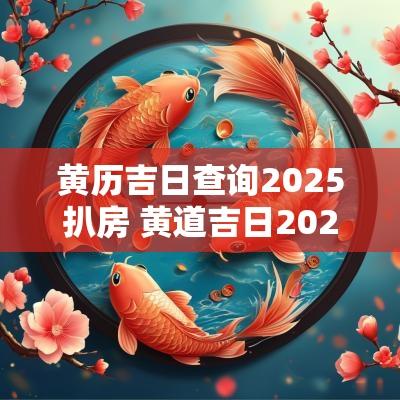 黄历吉日查询2025扒房 黄道吉日2025年老黄历