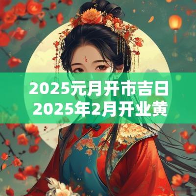 2025元月开市吉日 2025年2月开业黄道吉日