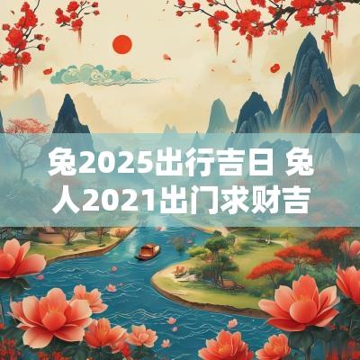 兔2025出行吉日 兔人2025出门求财吉日
