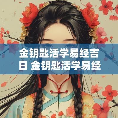金钥匙活学易经吉日 金钥匙活学易经收费不