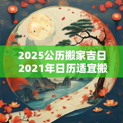 2025公历搬家吉日 2025年日历适宜搬家