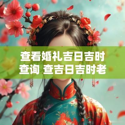 查看婚礼吉日吉时查询 查吉日吉时老黄历查询