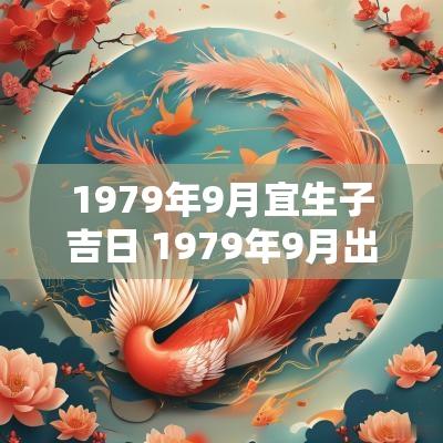 1979年9月宜生子吉日 1979年9月出生的羊好不好