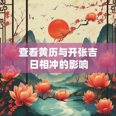 查看黄历与开张吉日相冲的影响